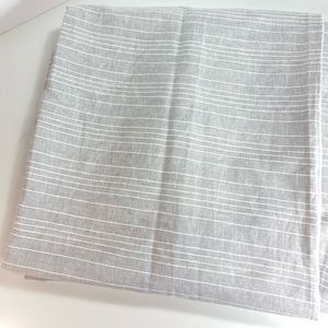 Hearth and Hand Fine Stripe Gray Curtain Panel